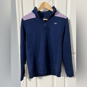Like New - Vineyard Vines Navy Quarter Zip